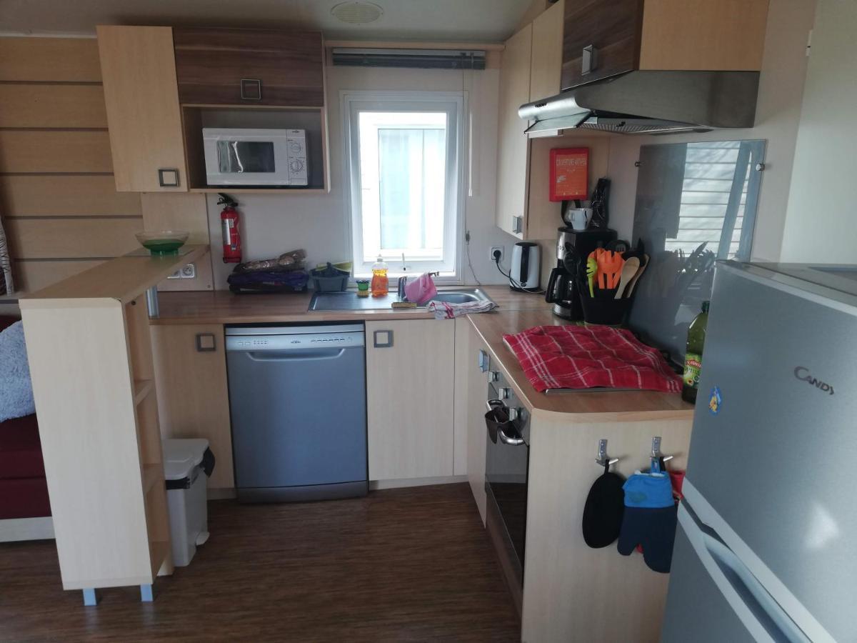 Grand Mobil Home 3Chbr 2Sdb Camping La Carabasse Vias Buitenkant foto