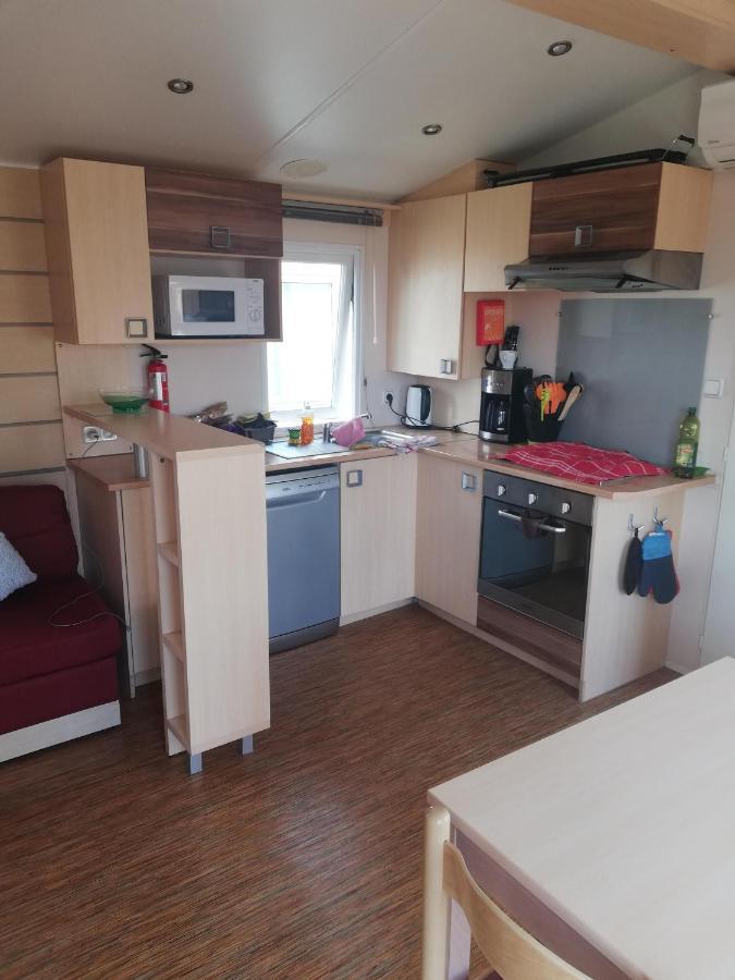 Grand Mobil Home 3Chbr 2Sdb Camping La Carabasse Vias Buitenkant foto