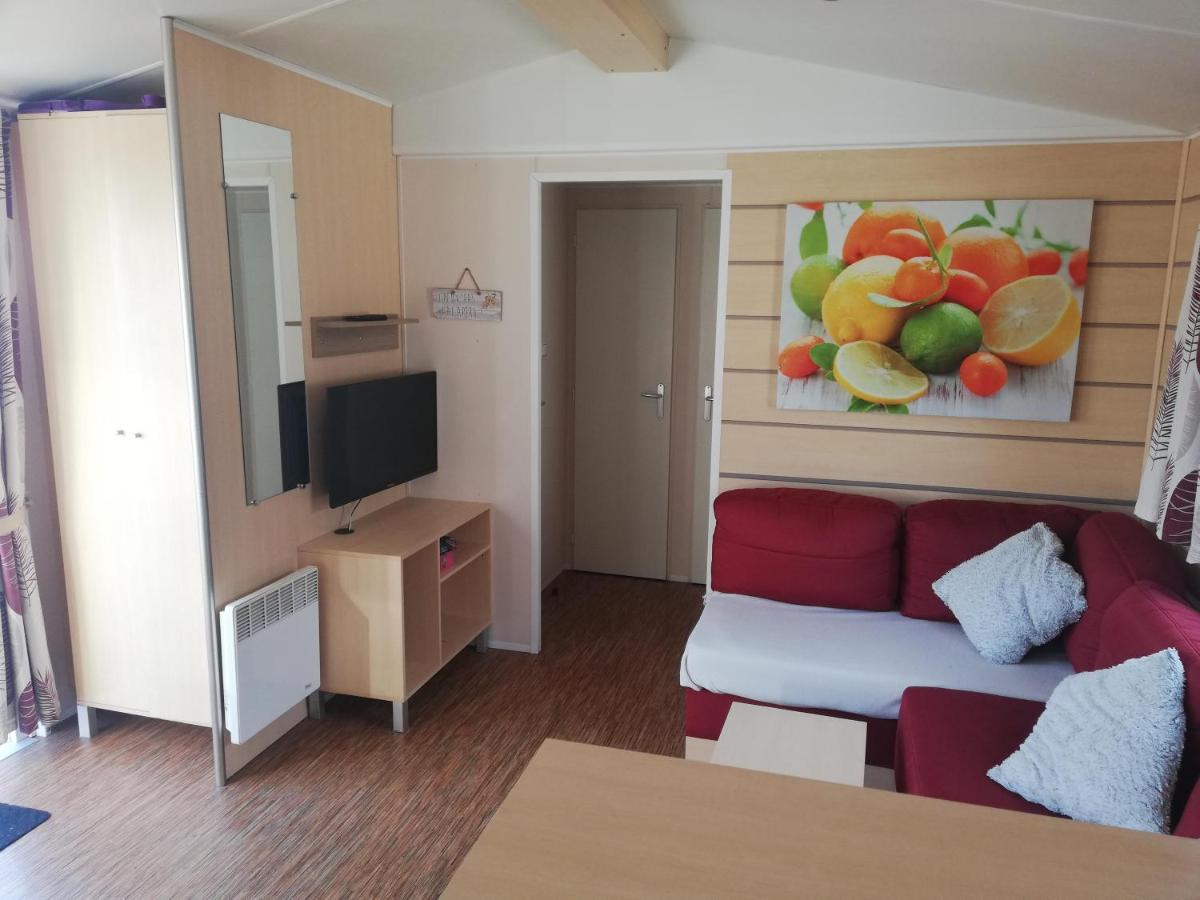 Grand Mobil Home 3Chbr 2Sdb Camping La Carabasse Vias Buitenkant foto