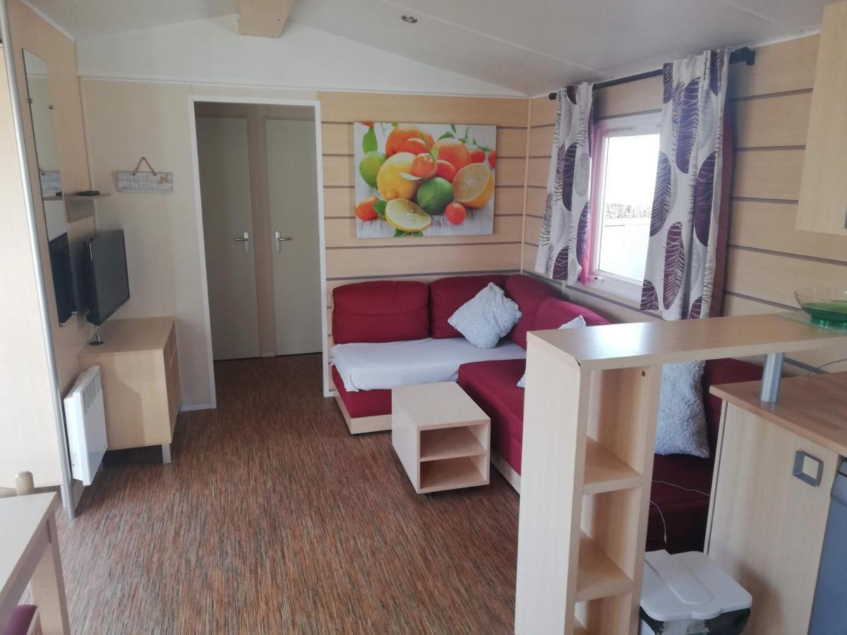 Grand Mobil Home 3Chbr 2Sdb Camping La Carabasse Vias Buitenkant foto