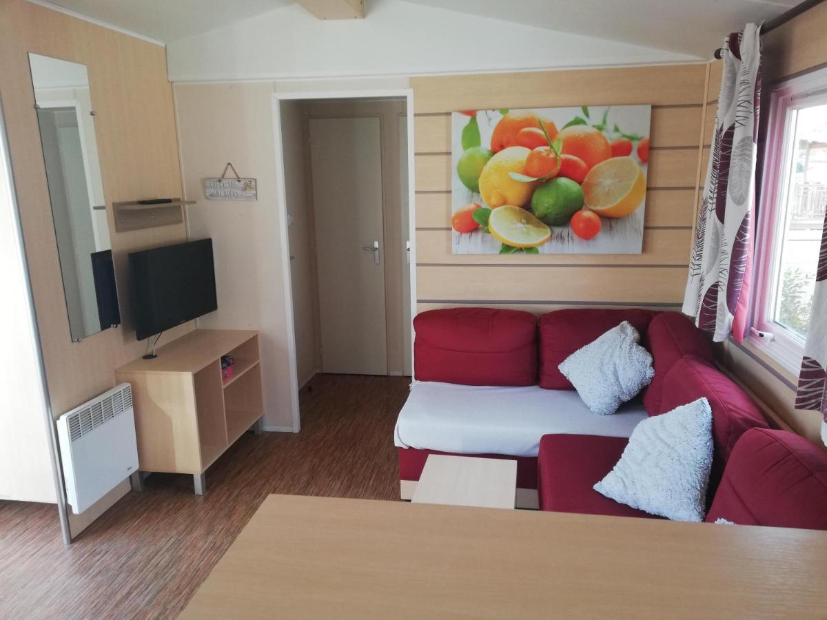 Grand Mobil Home 3Chbr 2Sdb Camping La Carabasse Vias Buitenkant foto